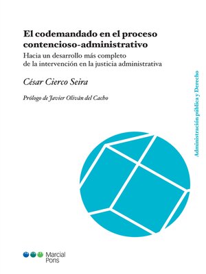 cover image of El codemandado en el proceso contencioso-administrativo
